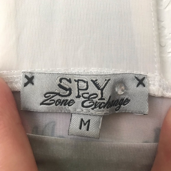 Spy Leopard Embroidered Multi Color Racerback Dress - Picture 7 of 8